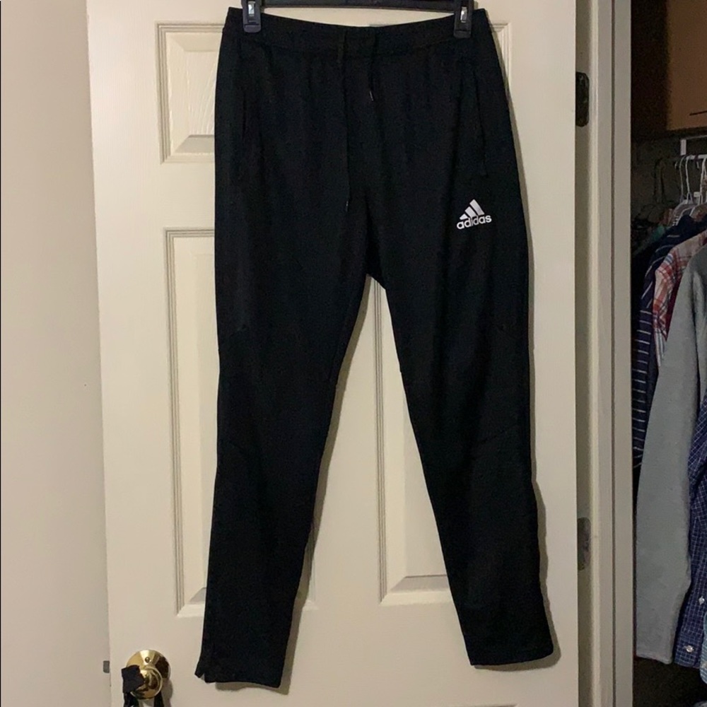 Adidas Tapered Joggers black zip